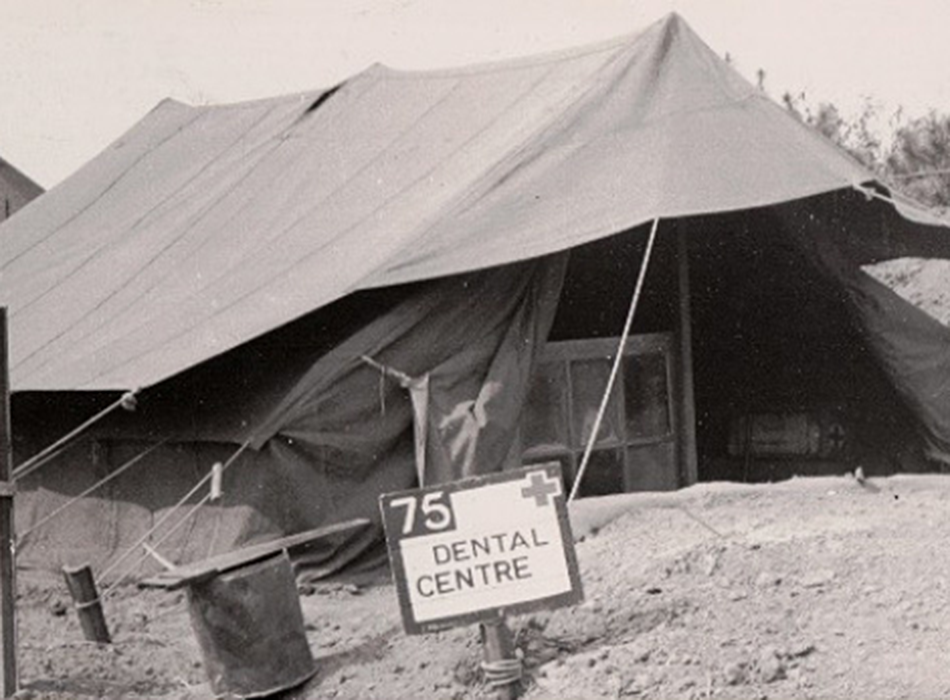 field dental unit in the Korean war